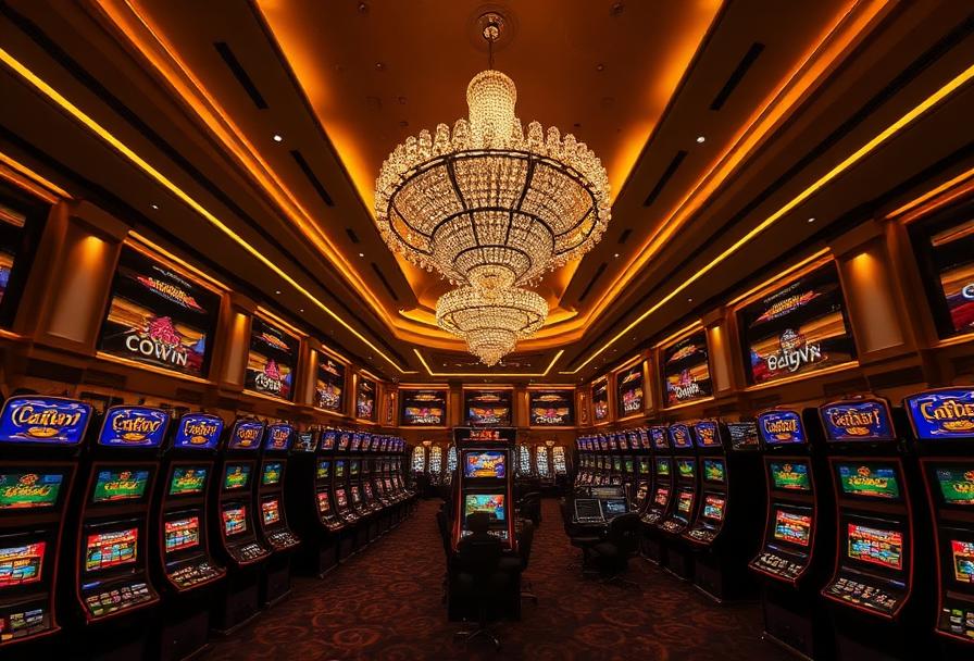 Crown VIP Gaming Room interior main view